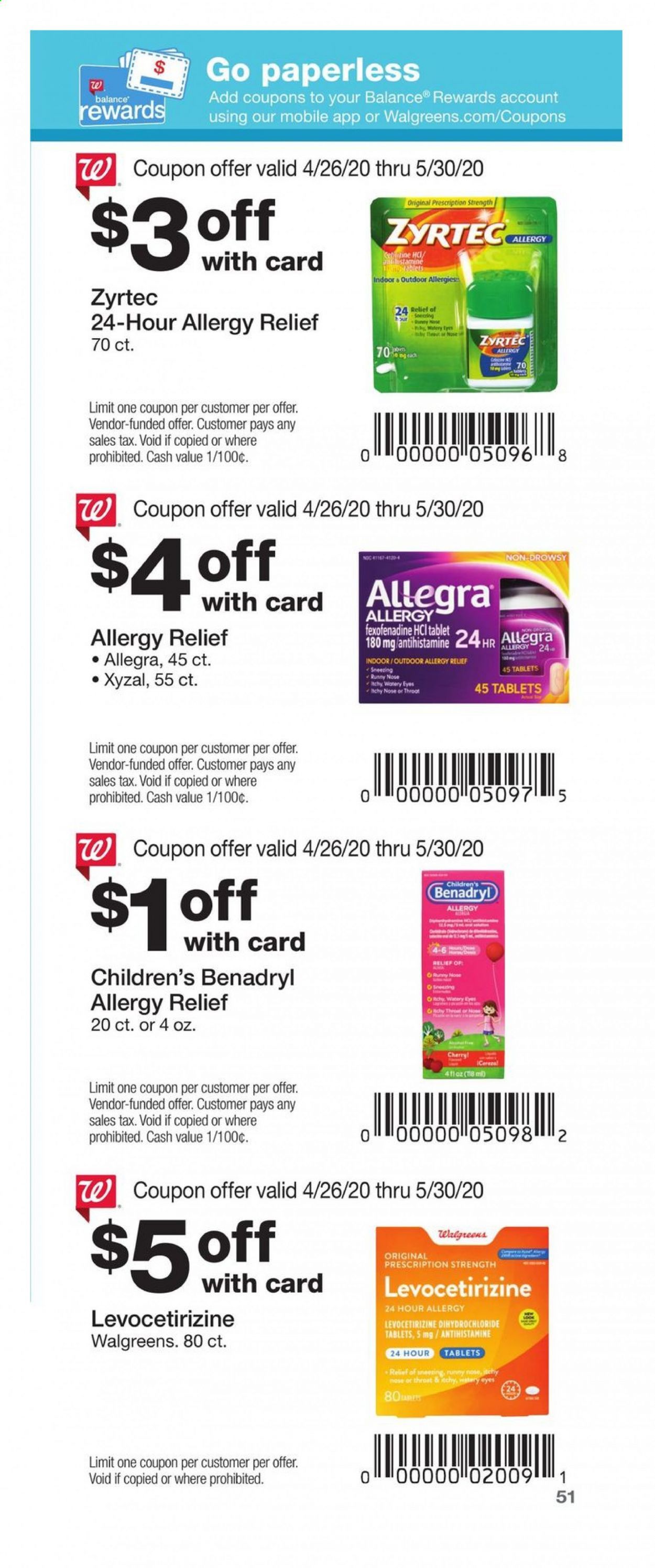Walgreens Weekly Ad & Flyer April 26 to May 30