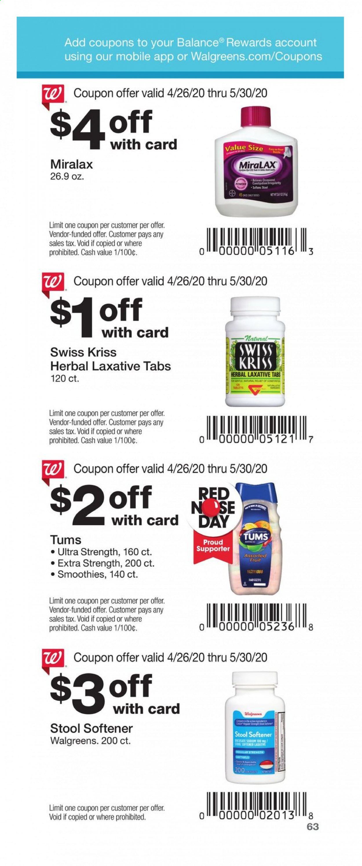 Walgreens Weekly Ad & Flyer April 26 to May 30