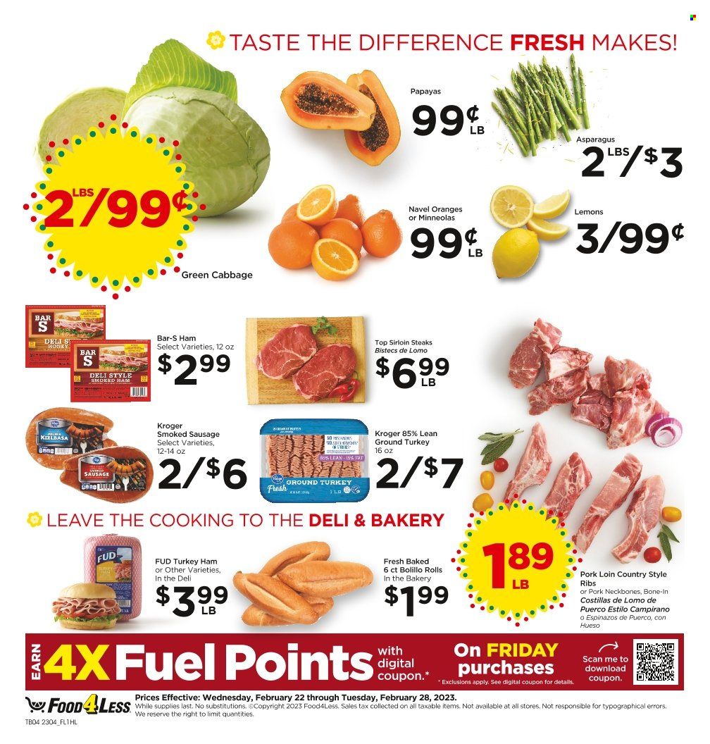 Food 4 Less (CA) Weekly Ad Flyer Specials February 22 to February 28, 2023