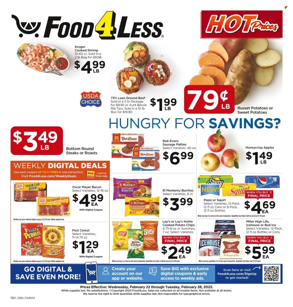 Food 4 Less (IL) Weekly Ad Flyer Specials February 22 to February 28, 2023