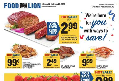 Food Lion (NC) Weekly Ad Flyer Specials February 22 to February 28, 2023