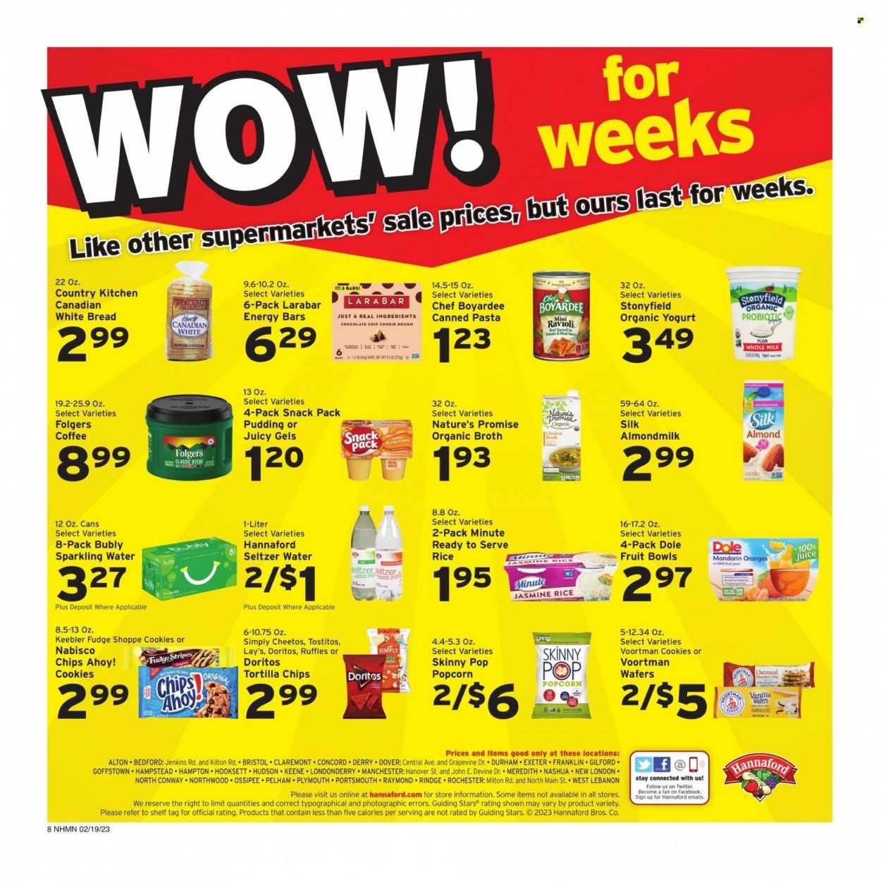 Hannaford (NH) Weekly Ad Flyer Specials February 19 to February 25, 2023