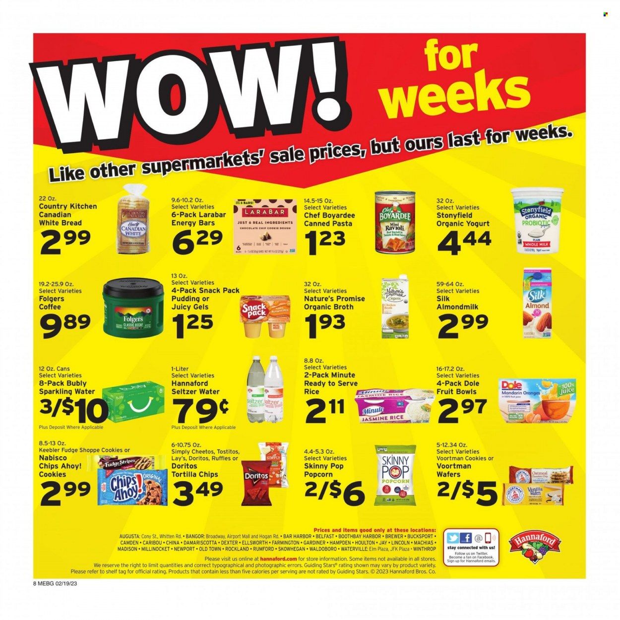 Hannaford (ME) Weekly Ad Flyer Specials February 19 to February 25, 2023