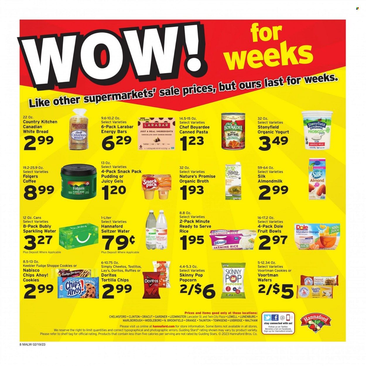 Hannaford (MA) Weekly Ad Flyer Specials February 19 to February 25, 2023