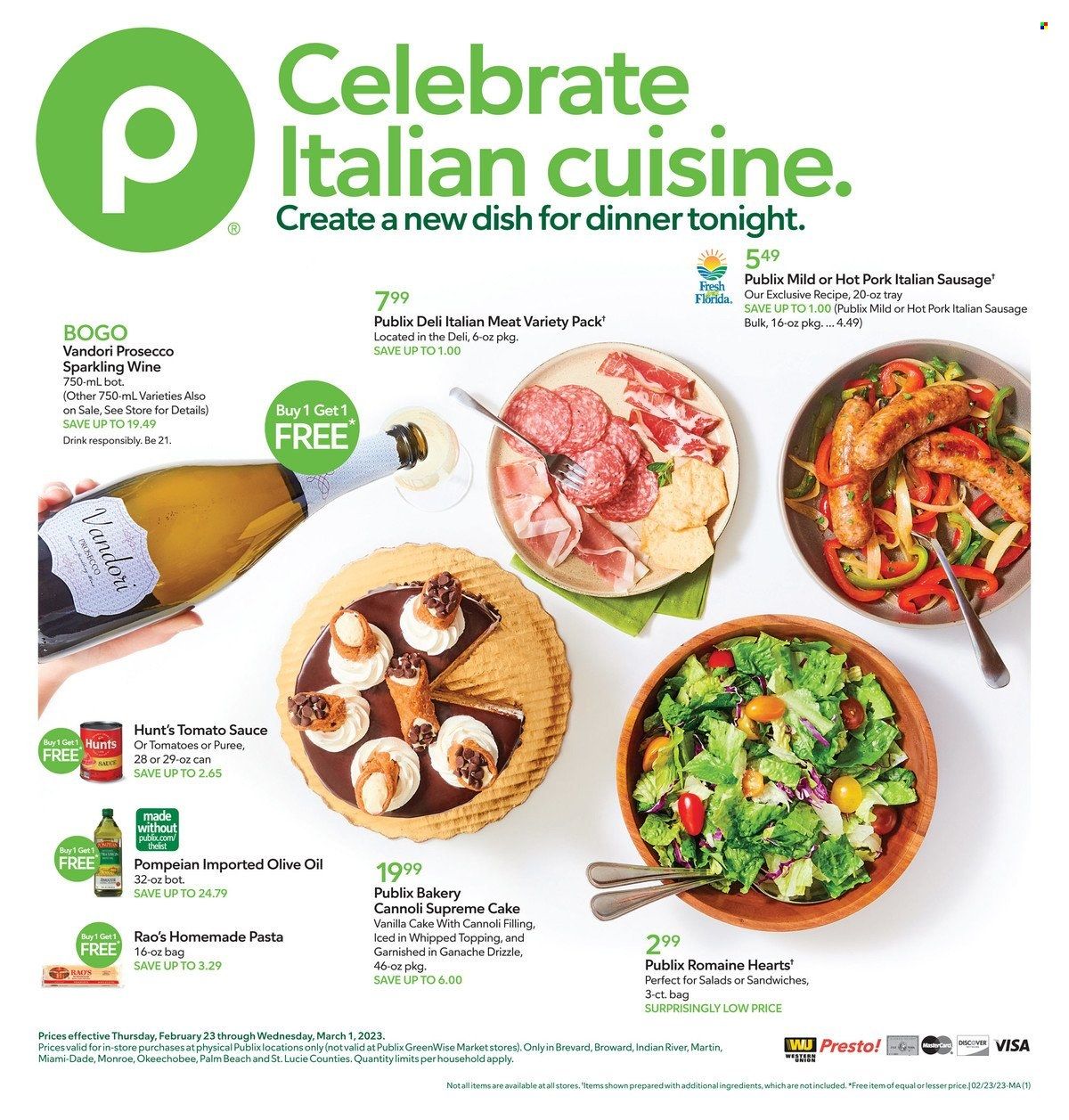 Publix (AL, FL, GA, NC, SC, TN) Weekly Ad Flyer Specials February 23 to March 1, 2023