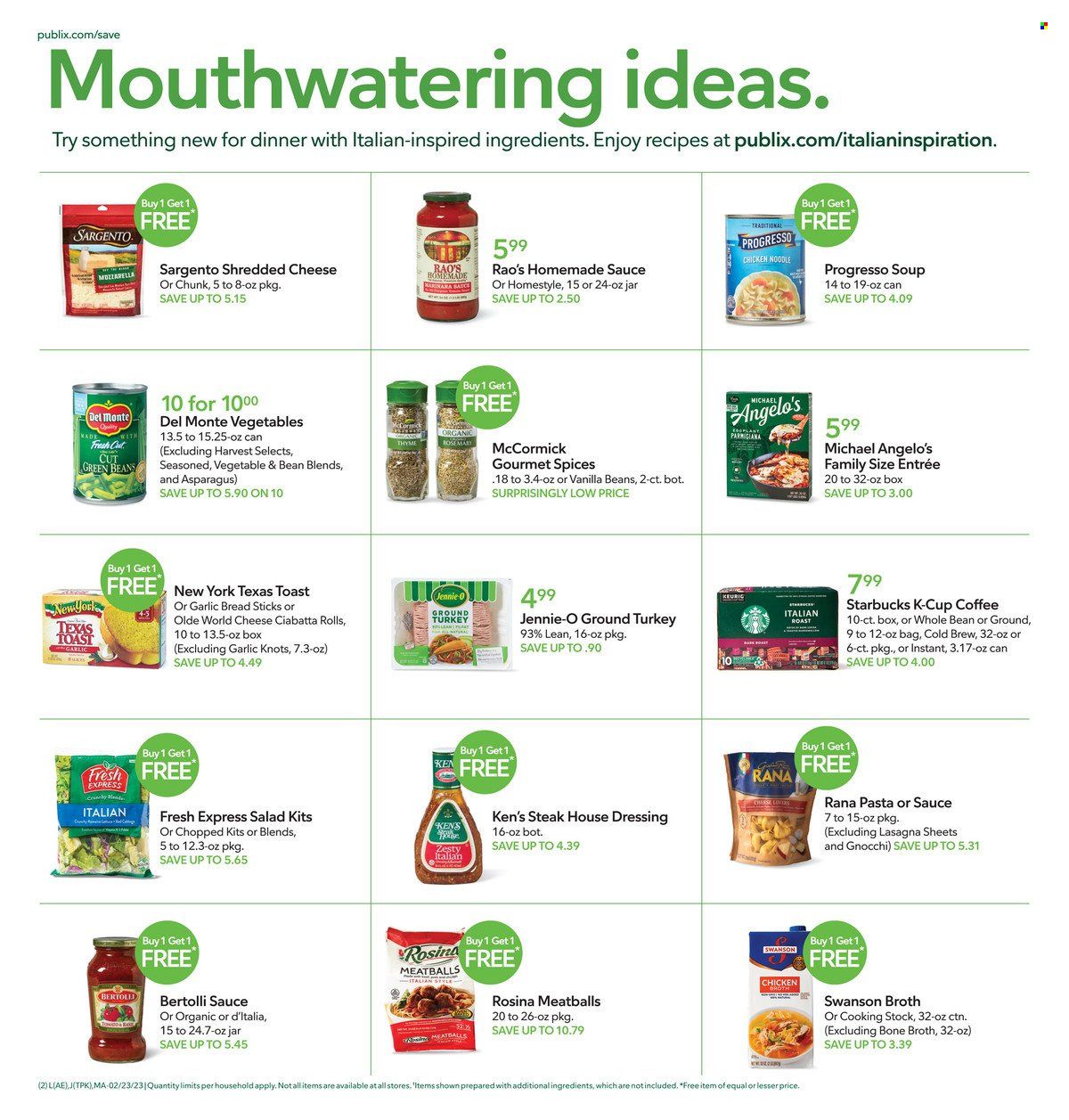 Publix (AL, FL, GA, NC, SC, TN) Weekly Ad Flyer Specials February 23 to March 1, 2023