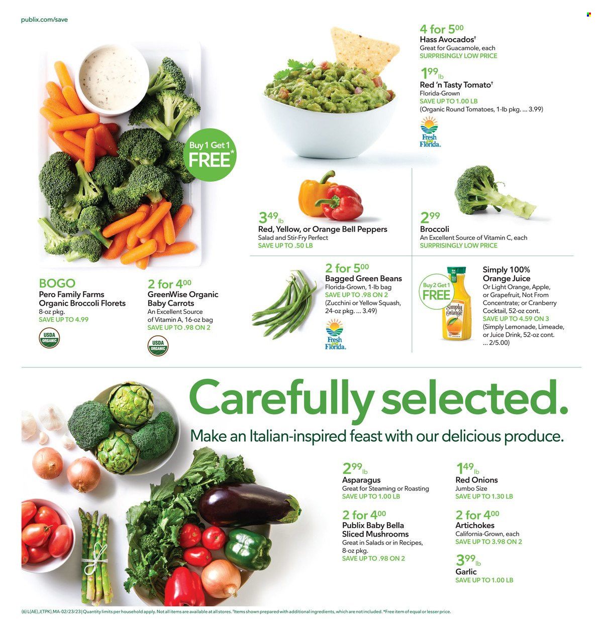 Publix (AL, FL, GA, NC, SC, TN) Weekly Ad Flyer Specials February 23 to March 1, 2023