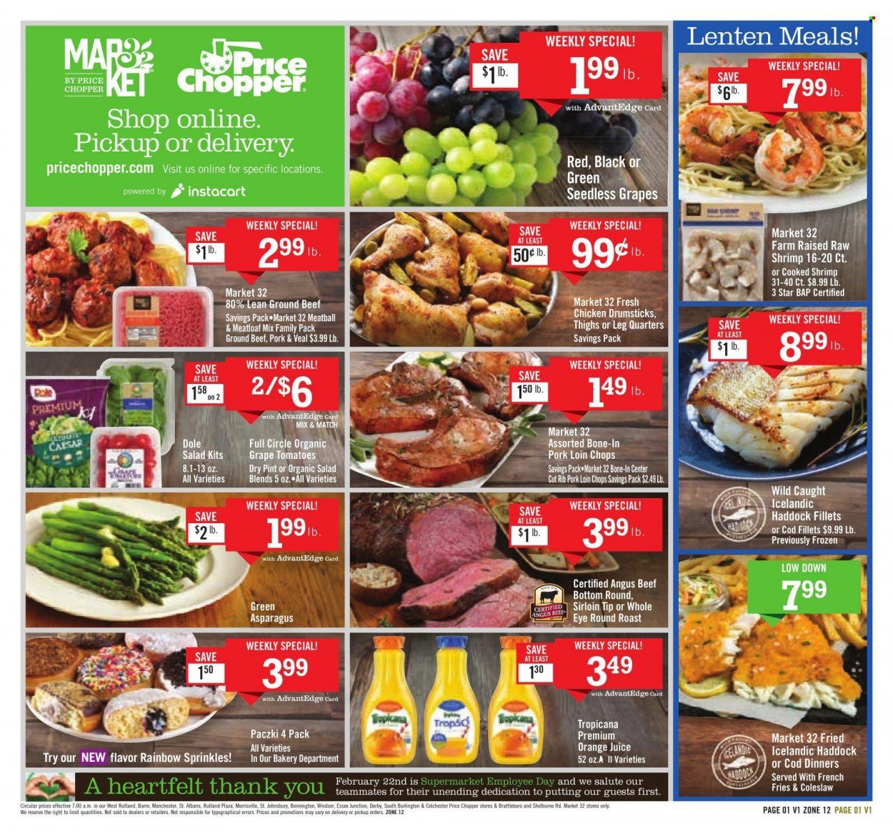 Price Chopper (VT) Weekly Ad Flyer Specials February 19 to February 25, 2023