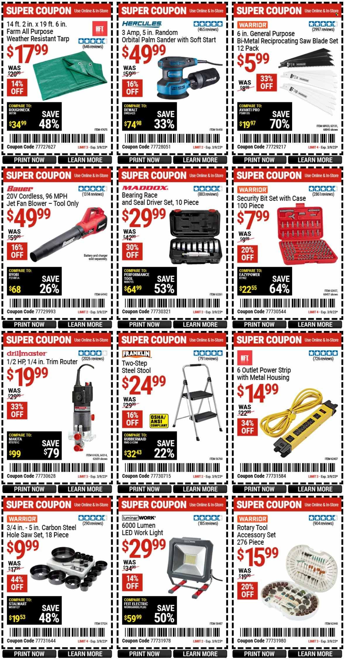 Harbor Freight Weekly Ad Flyer Specials February 20 to March 9, 2023