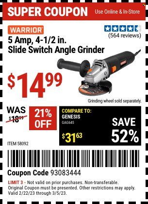 Harbor Freight Weekly Ad Flyer Specials February 22 to March 5, 2023