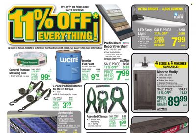 Menards (IL, KY, MO) Weekly Ad Flyer Specials February 19 to February 26, 2023