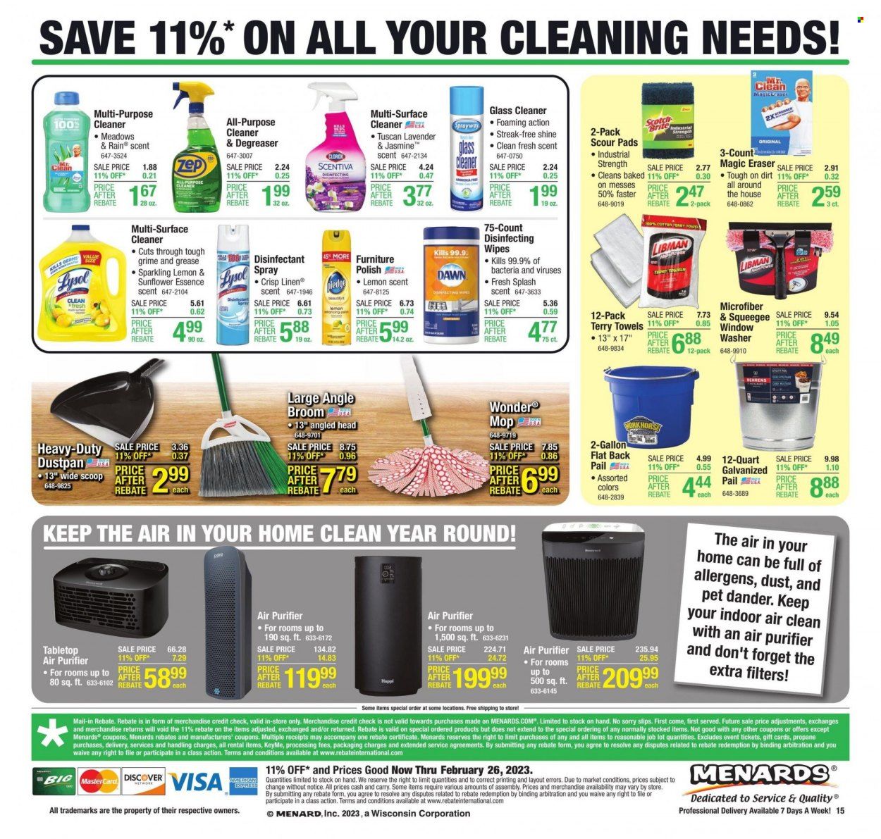 Menards (IN, KY) Weekly Ad Flyer Specials February 19 to February 26, 2023