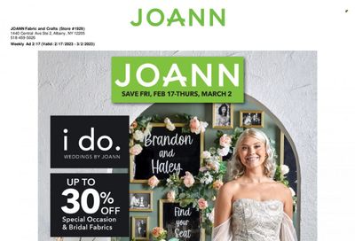 JOANN Weekly Ad Flyer Specials February 17 to March 2, 2023