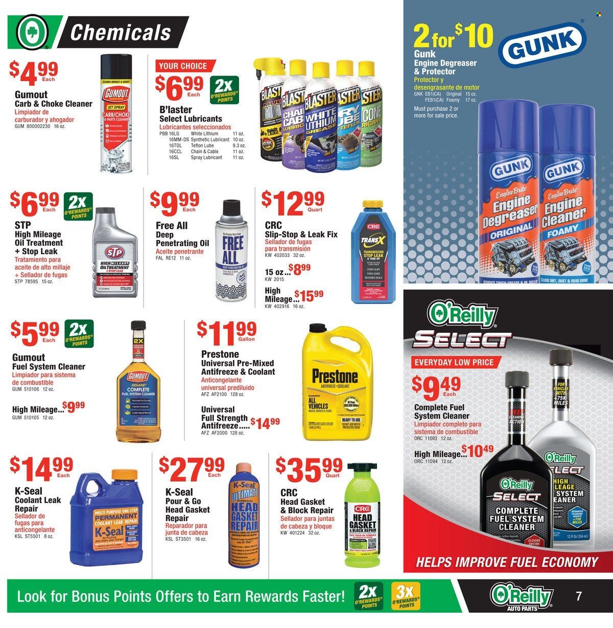 O'Reilly Auto Parts Weekly Ad Flyer Specials February 22 to March 28, 2023