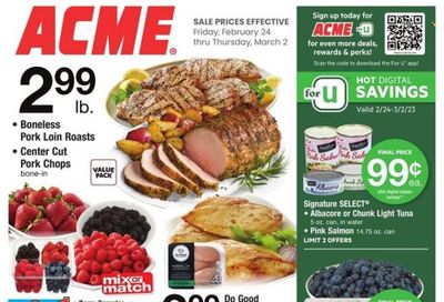 ACME (DE, NJ, NY, PA) Weekly Ad Flyer Specials February 24 to March 2, 2023