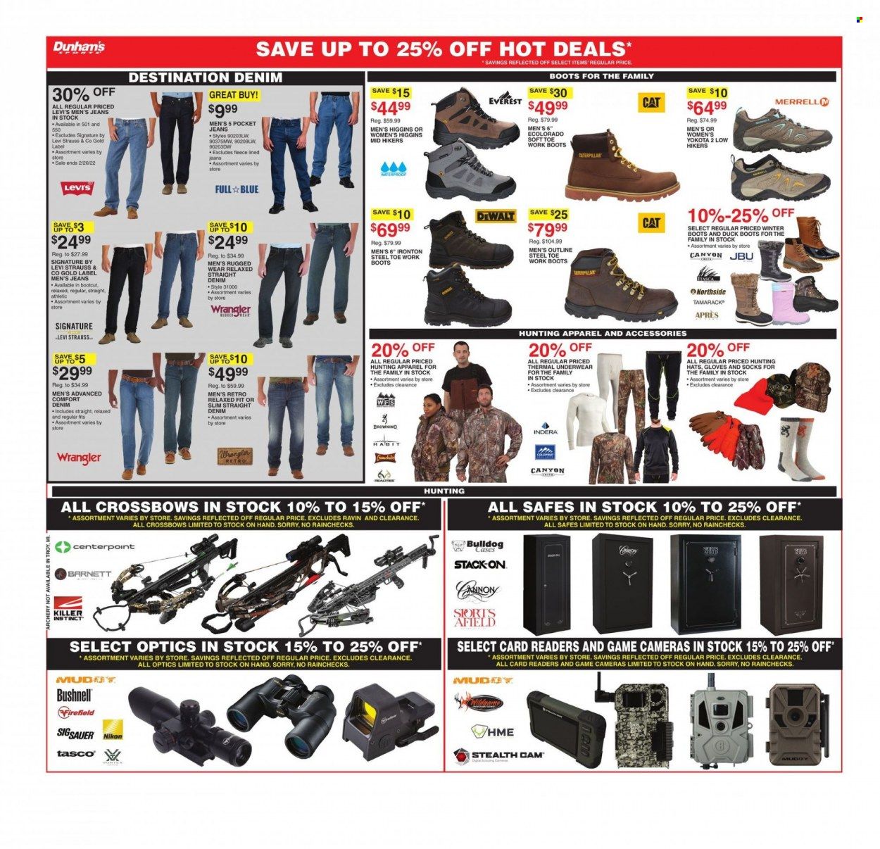 Dunham's Sports (MI) Weekly Ad Flyer Specials February 18 to February 23, 2023