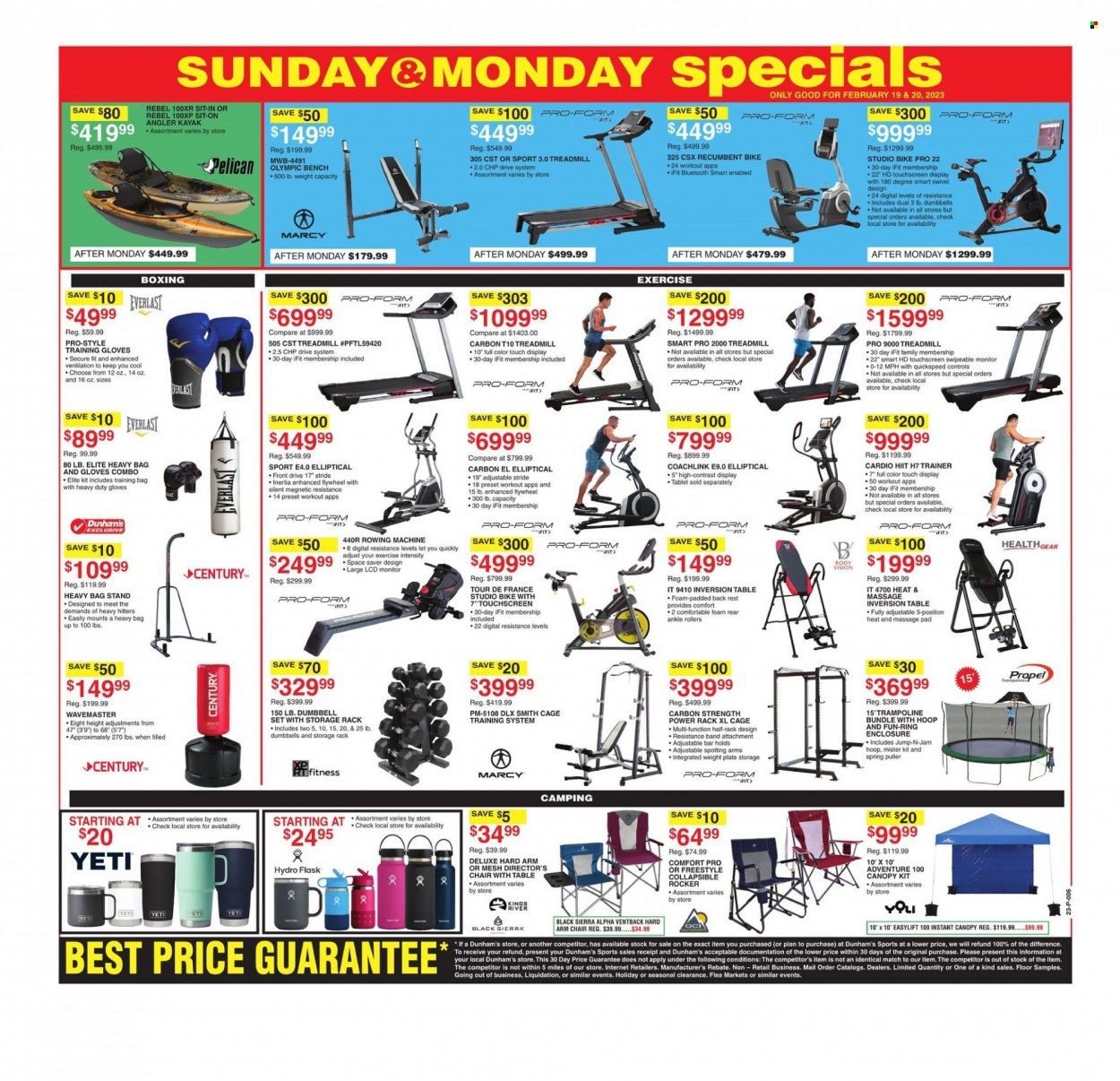 Dunham's Sports (MI) Weekly Ad Flyer Specials February 18 to February 23, 2023