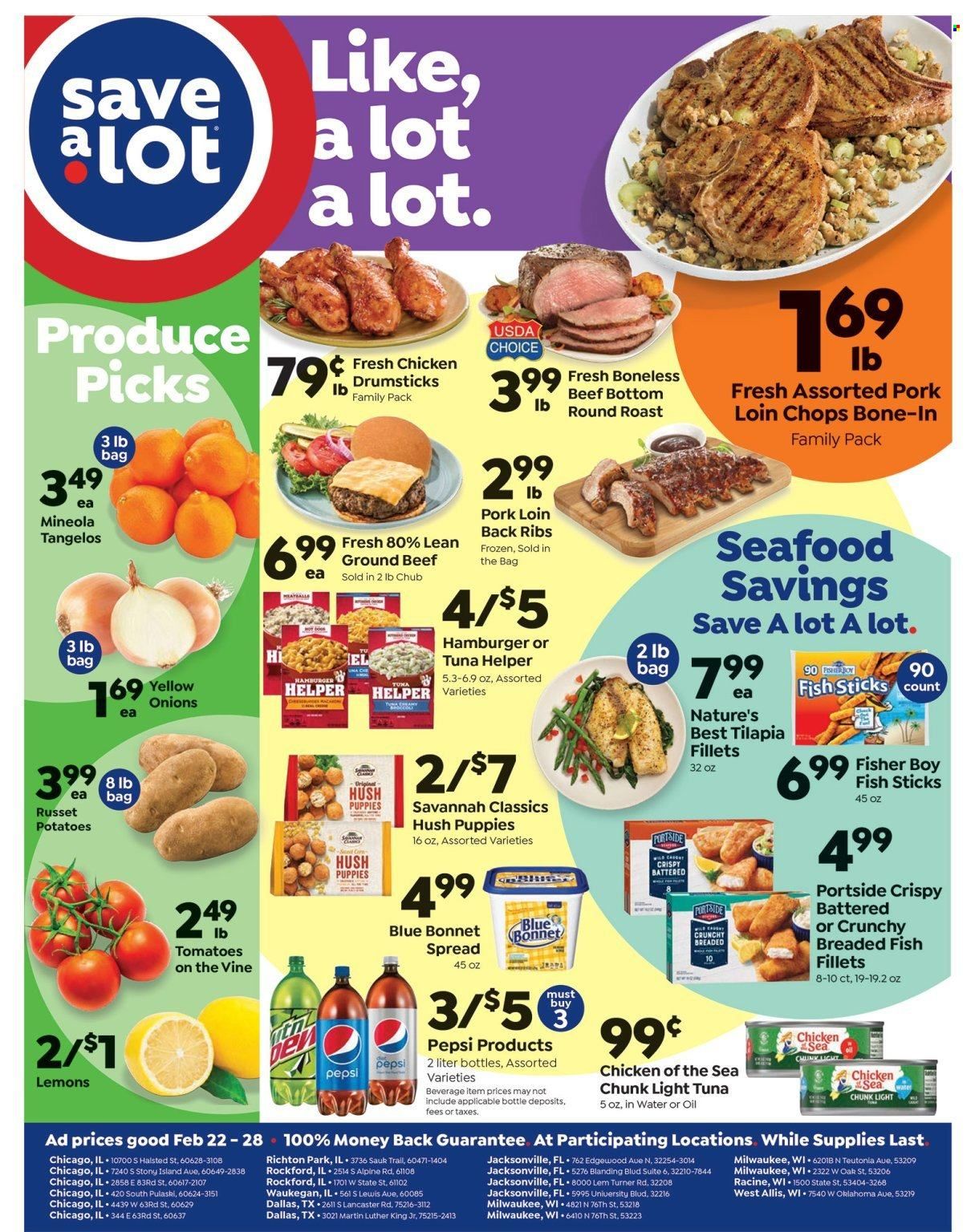 Save a Lot (FL, IL, OH, TX, WI) Weekly Ad Flyer Specials February 22 to February 28, 2023