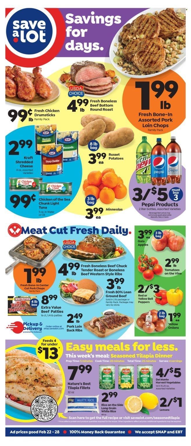 Save a Lot (MA, RI) Weekly Ad Flyer Specials February 22 to February 28, 2023