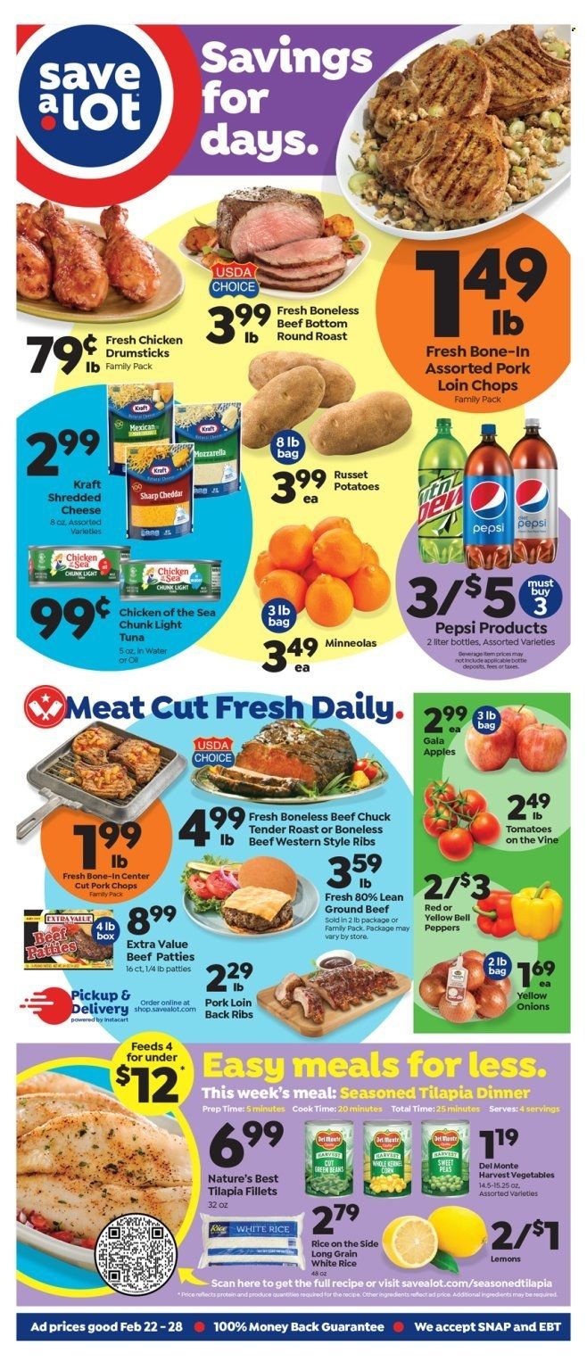 Save a Lot (IA, OH) Weekly Ad Flyer Specials February 22 to February 28, 2023