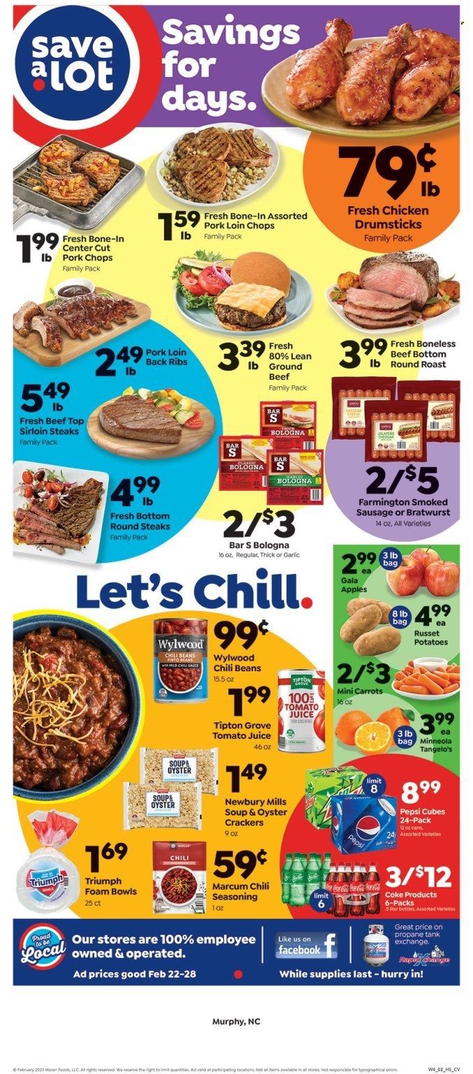 Save a Lot (NC) Weekly Ad Flyer Specials February 22 to February 28, 2023