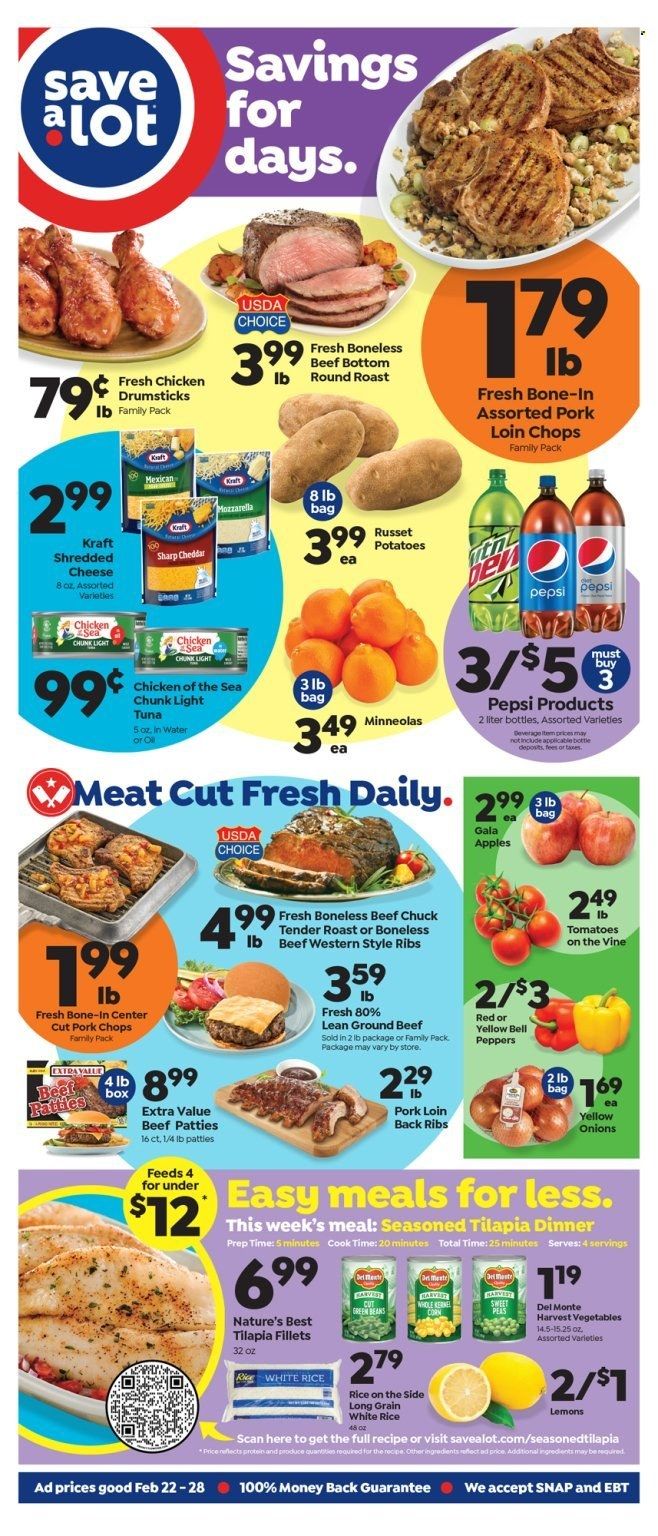 Save a Lot (OK) Weekly Ad Flyer Specials February 22 to February 28, 2023