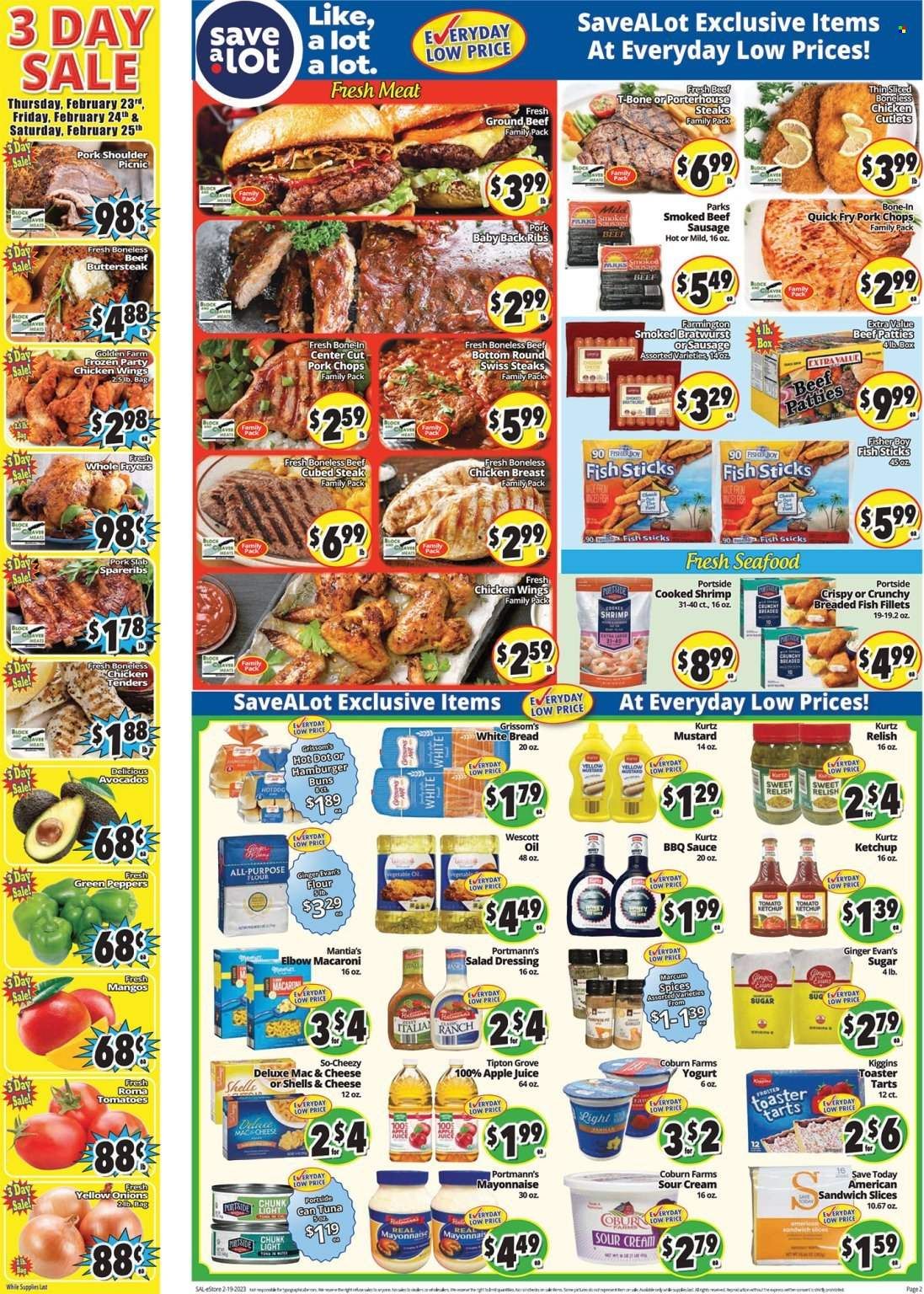 Save a Lot (DE, NJ, PA) Weekly Ad Flyer Specials February 19 to February 25, 2023