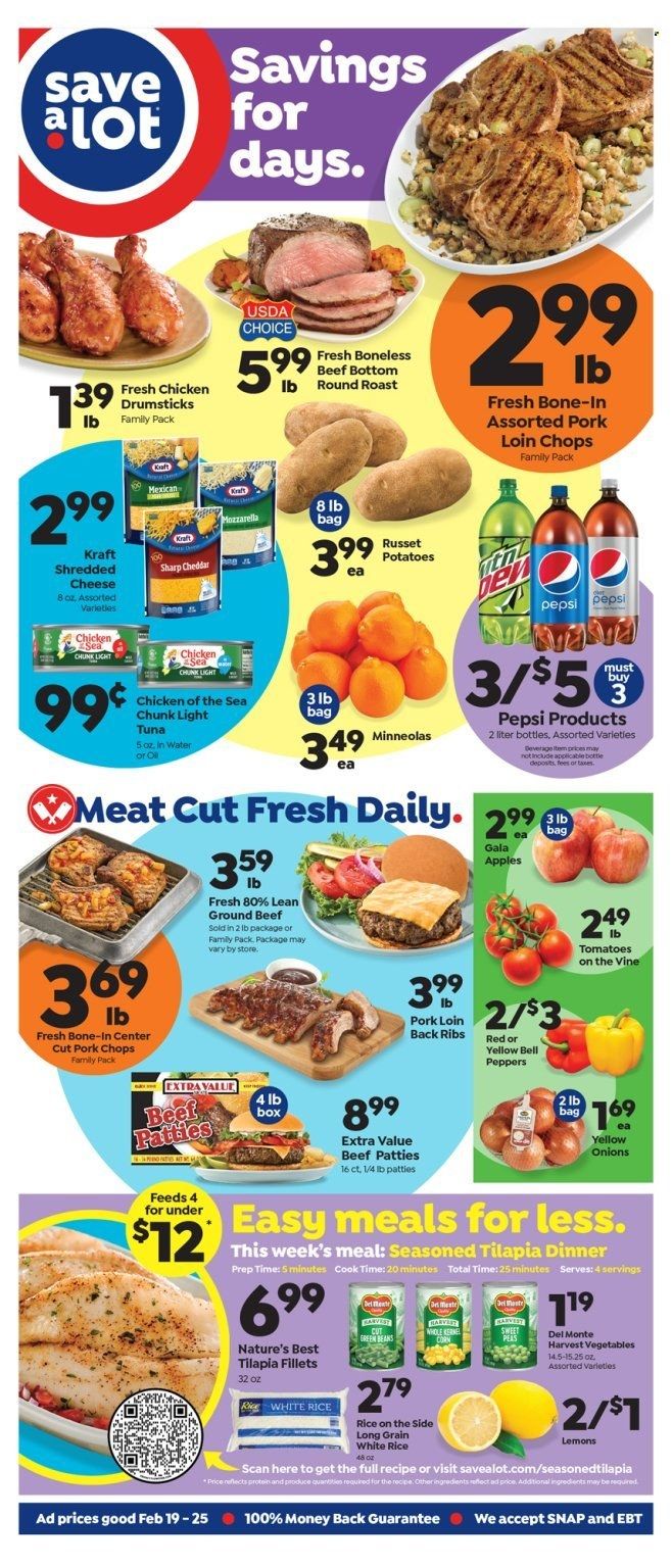 Save a Lot (IN) Weekly Ad Flyer Specials February 19 to February 25, 2023