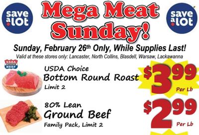 Save a Lot (NY) Weekly Ad Flyer Specials February 20 to February 26, 2023