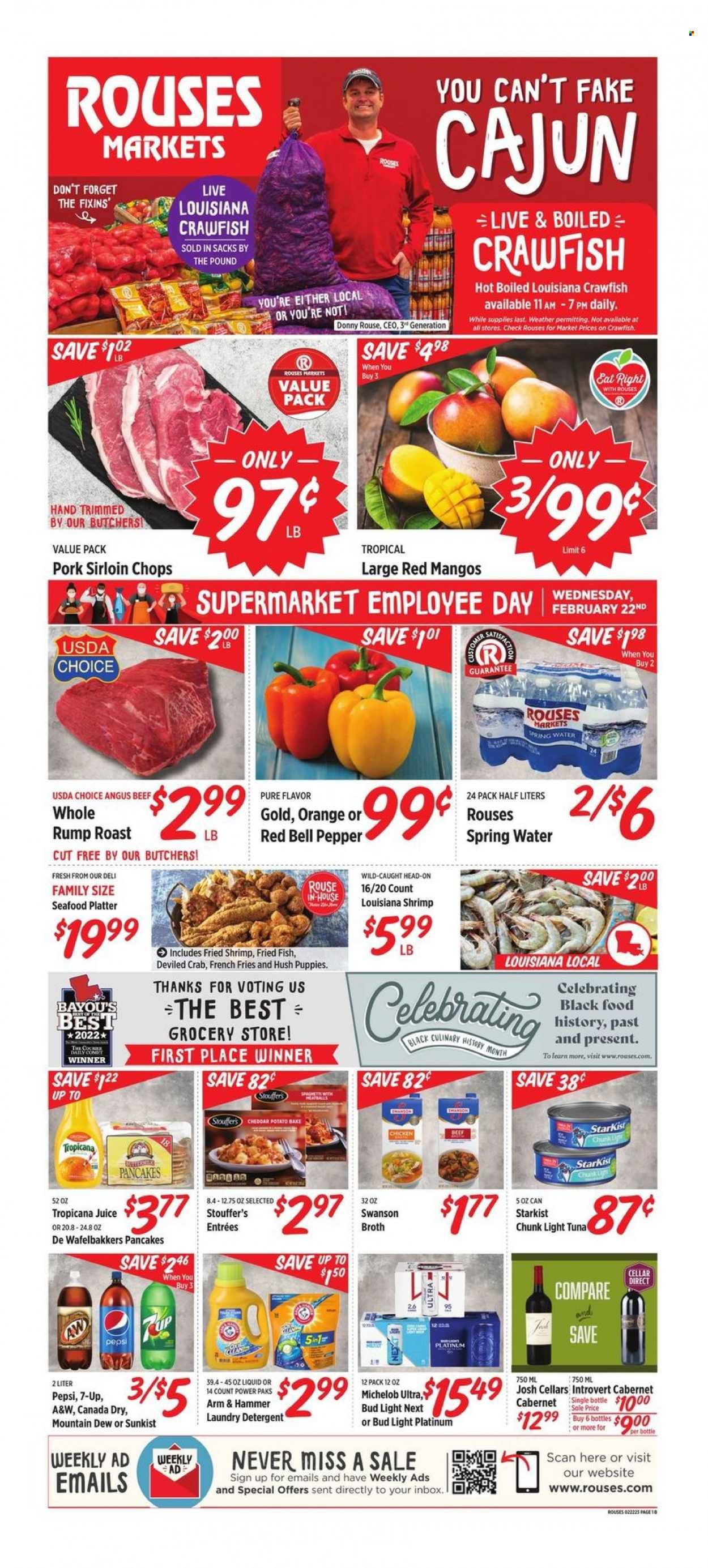 Rouses Markets (LA) Weekly Ad Flyer Specials February 22 to March 1, 2023