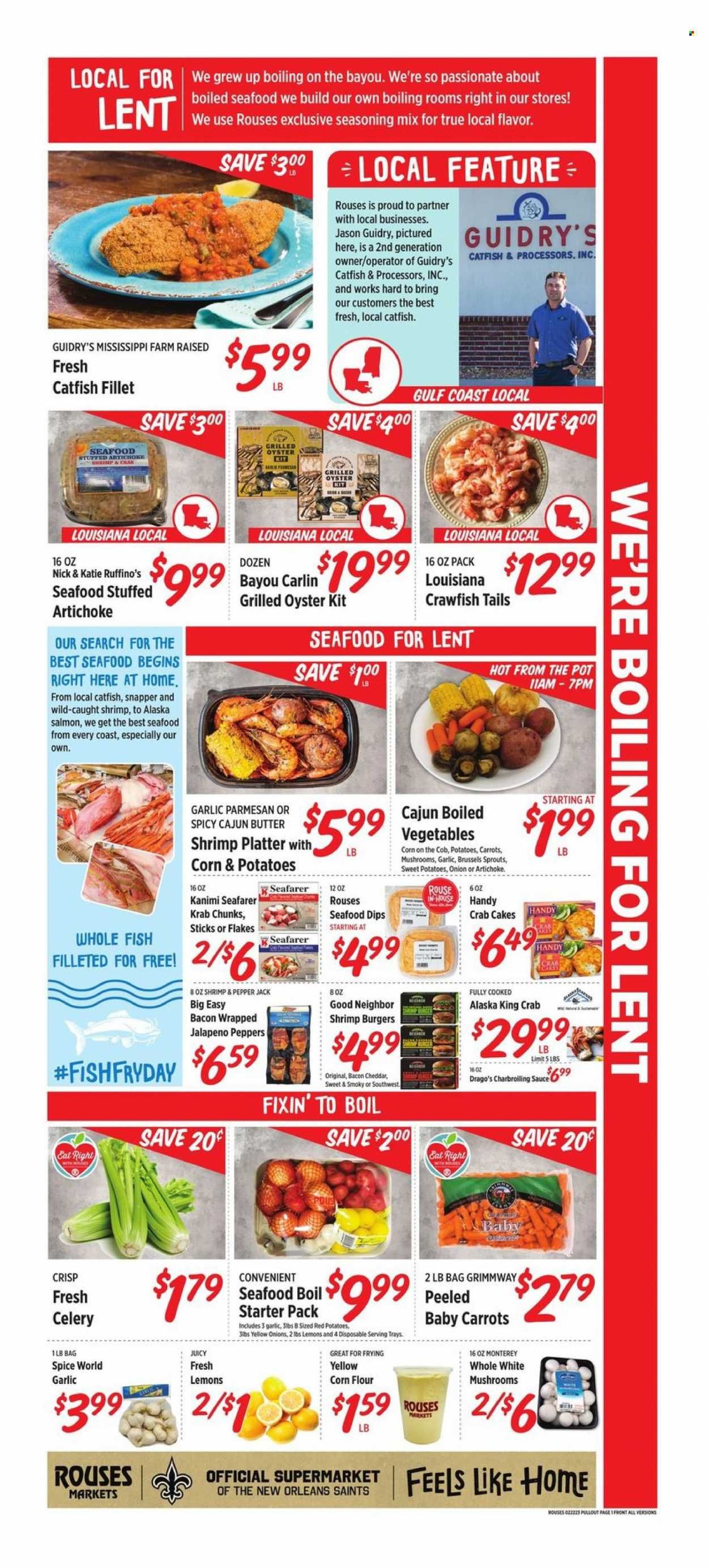 Rouses Markets (LA) Weekly Ad Flyer Specials February 22 to March 1, 2023
