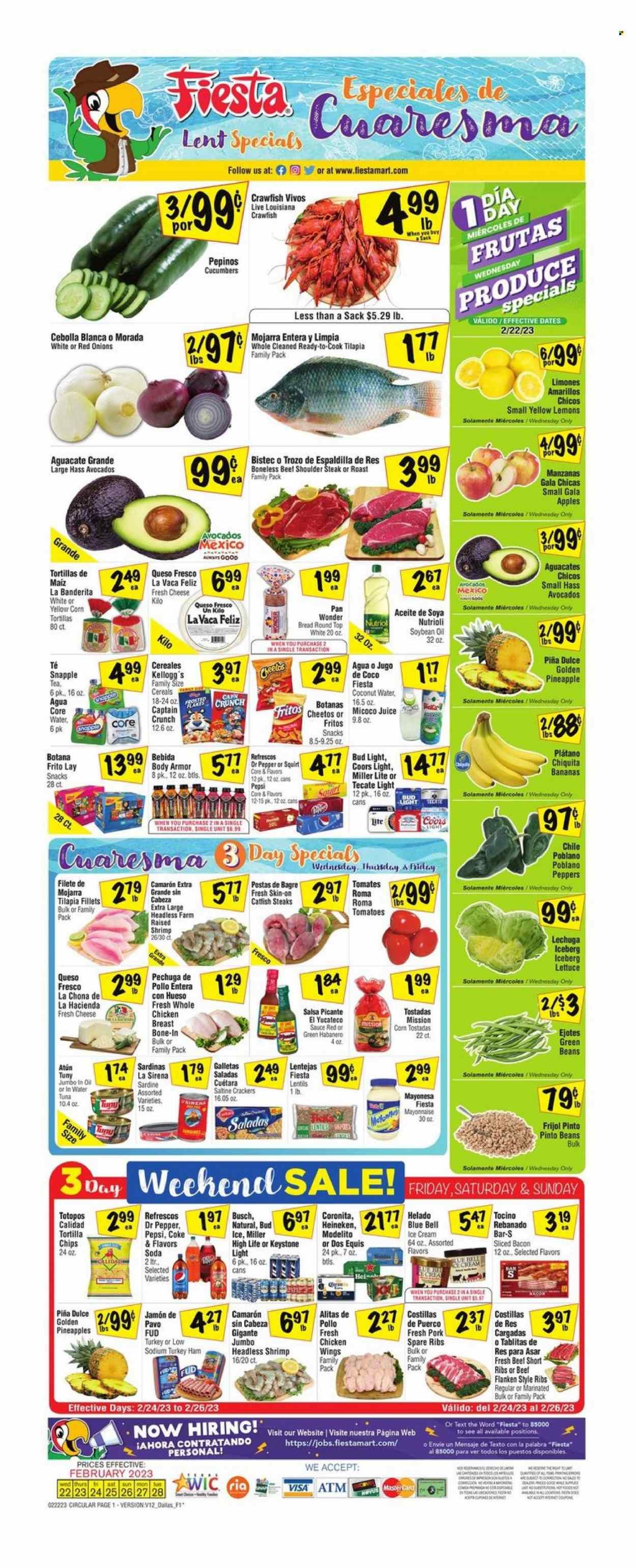 Fiesta Mart (TX) Weekly Ad Flyer Specials February 22 to February 28, 2023