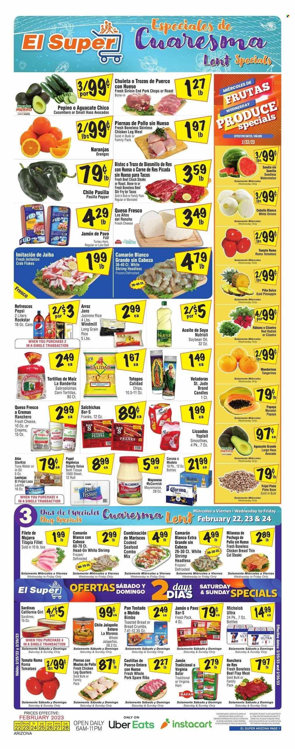 El Super (AZ) Weekly Ad Flyer Specials February 22 to February 28, 2023