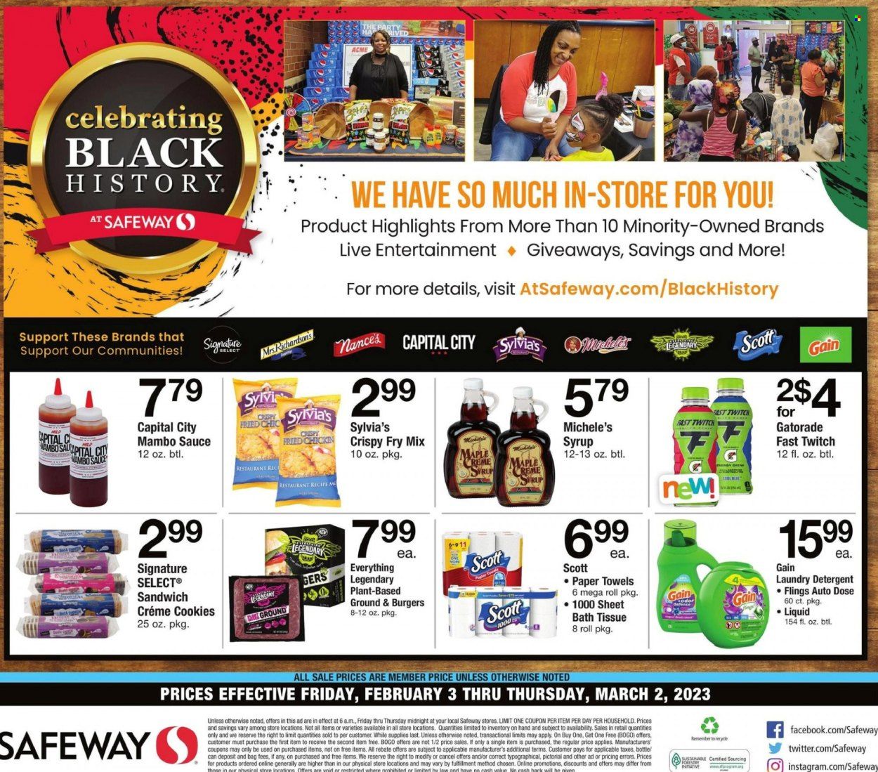 Safeway (MD, VA) Weekly Ad Flyer Specials February 3 to March 2, 2023
