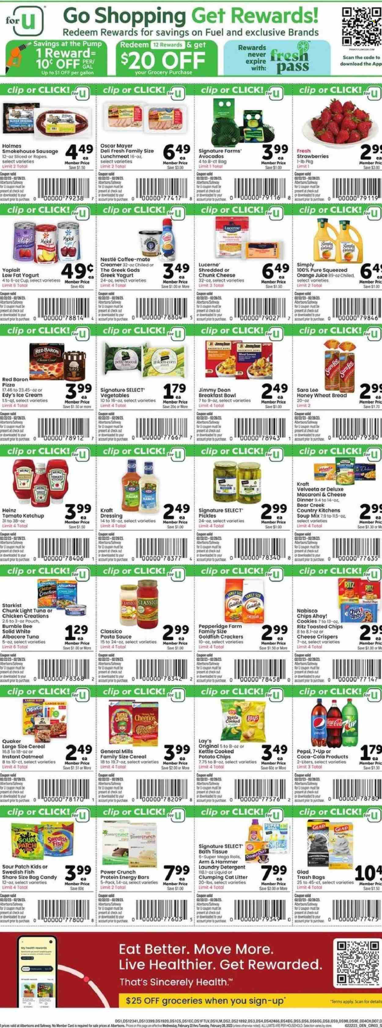 Safeway (SD) Weekly Ad Flyer Specials February 22 to February 28, 2023