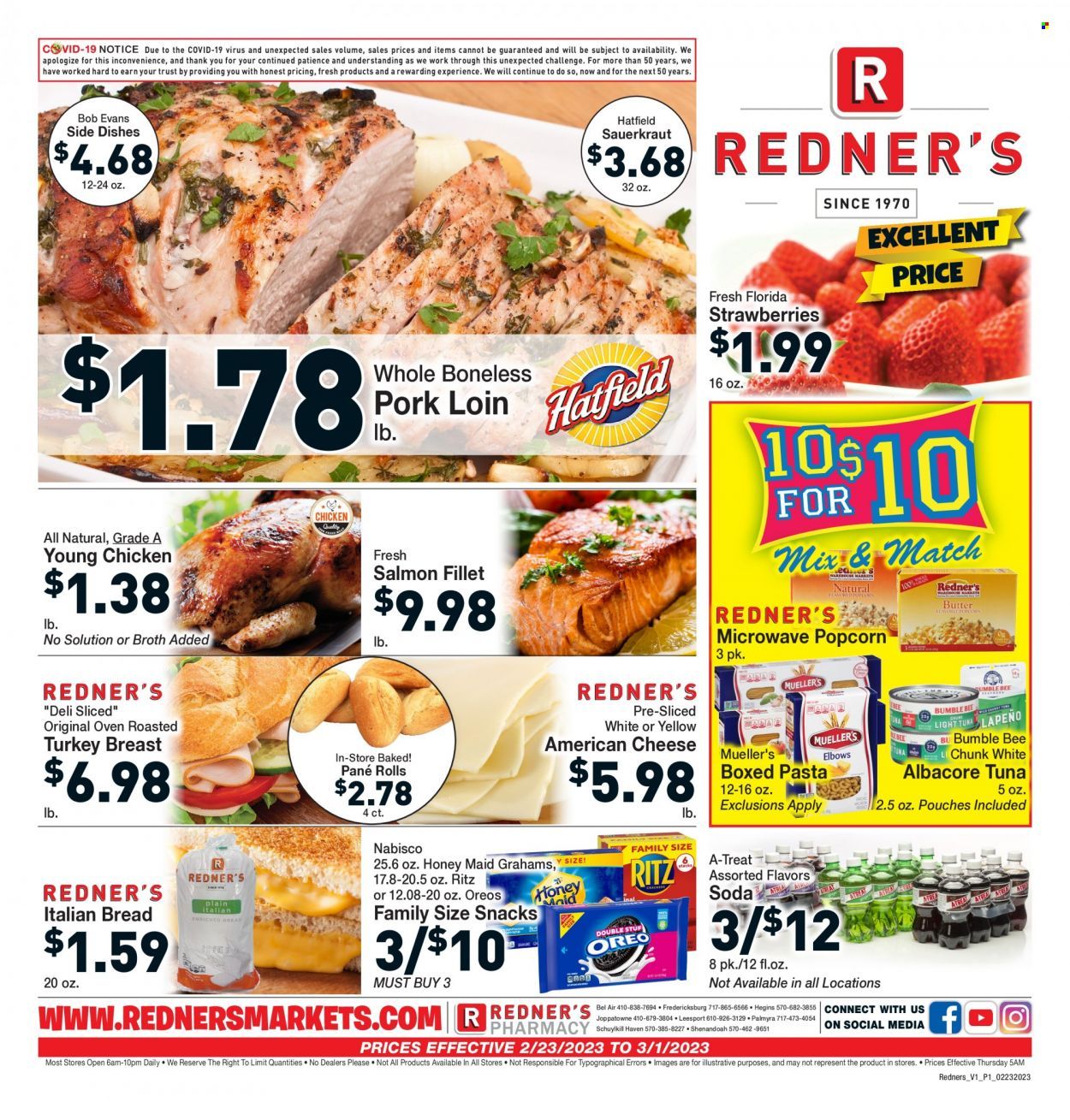 Redner's Markets (DE, MD, PA) Weekly Ad Flyer Specials February 23 to March 1, 2023