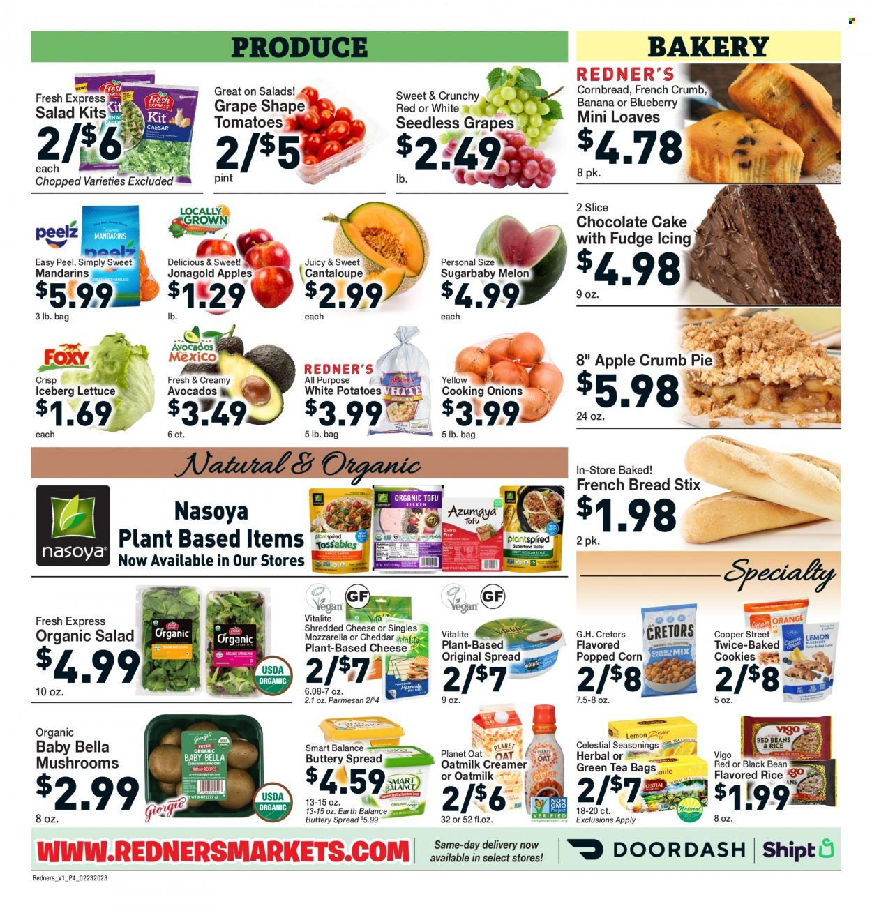 Redner's Markets (DE, MD, PA) Weekly Ad Flyer Specials February 23 to March 1, 2023