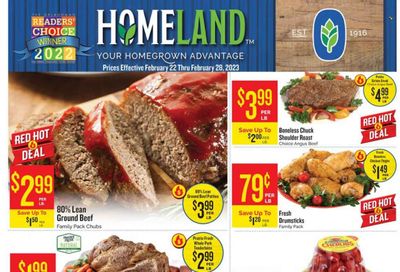 Homeland (OK, TX) Weekly Ad Flyer Specials February 22 to February 28, 2023