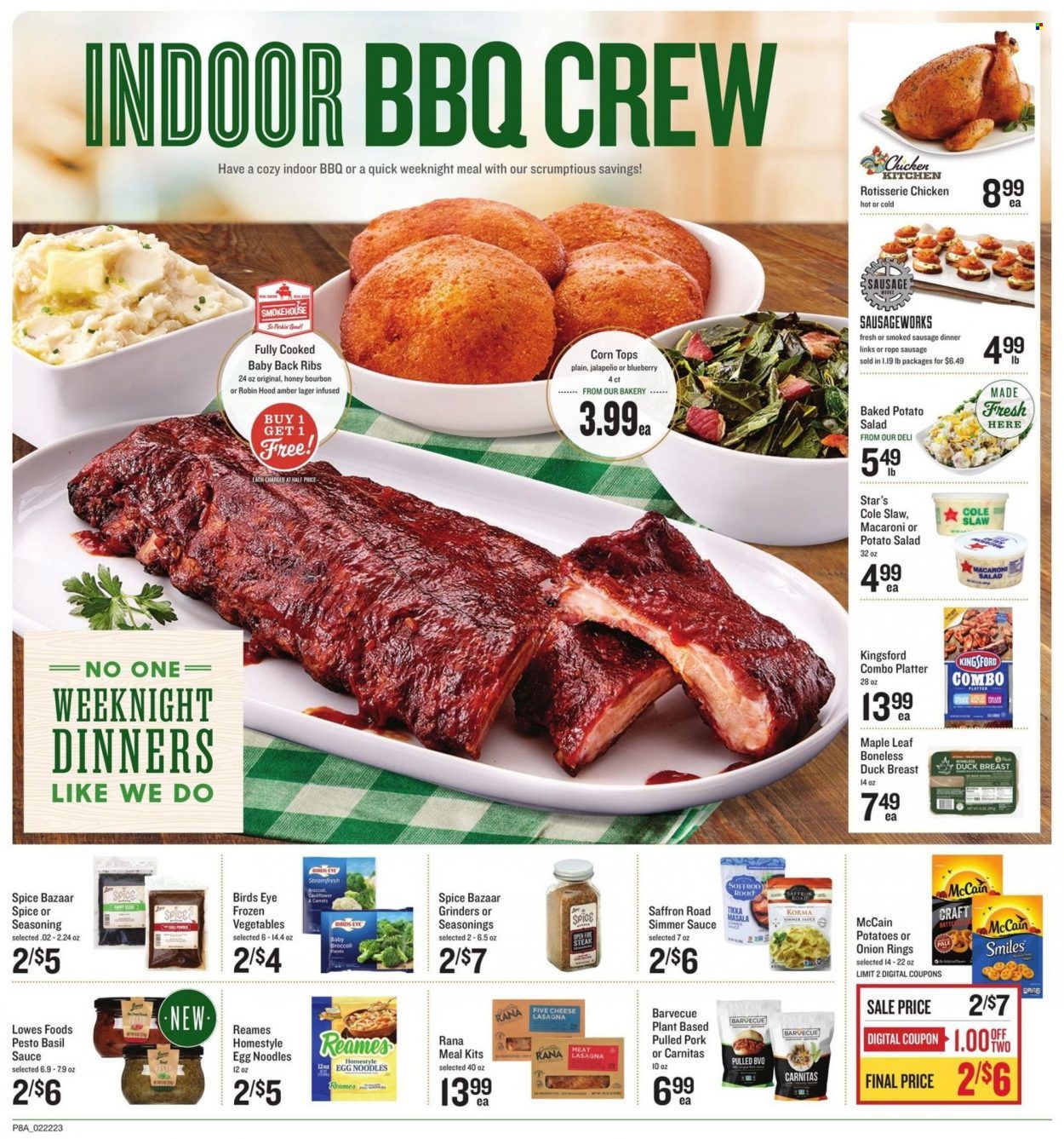 Lowes Foods (NC, SC) Weekly Ad Flyer Specials February 22 to February 28, 2023