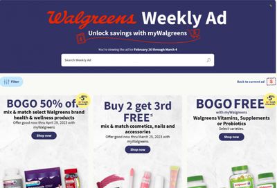 Walgreens Weekly Ad Flyer Specials February 26 to March 4, 2023