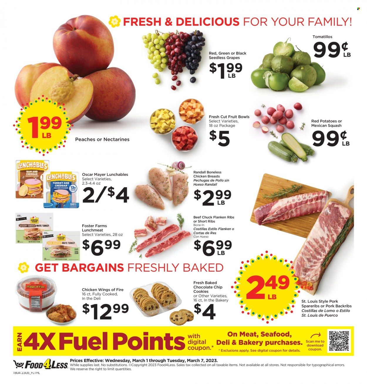 Food 4 Less (CA) Weekly Ad Flyer Specials March 1 to March 7, 2023