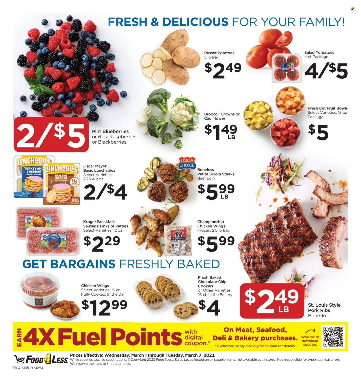 Food 4 Less (IN) Weekly Ad Flyer Specials March 1 to March 7, 2023