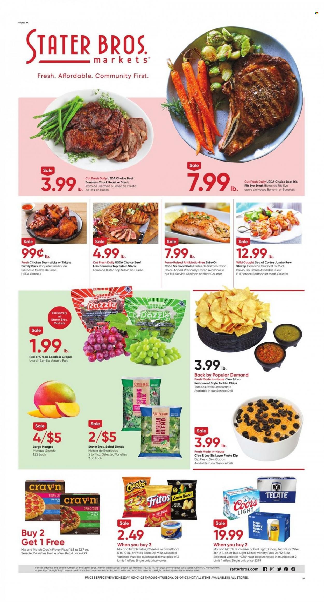 Stater Bros. (CA) Weekly Ad Flyer Specials March 1 to March 7, 2023