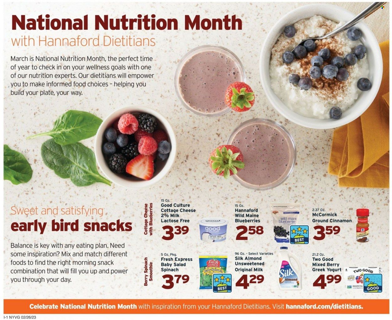 Hannaford (NY) Weekly Ad Flyer Specials February 26 to March 4, 2023