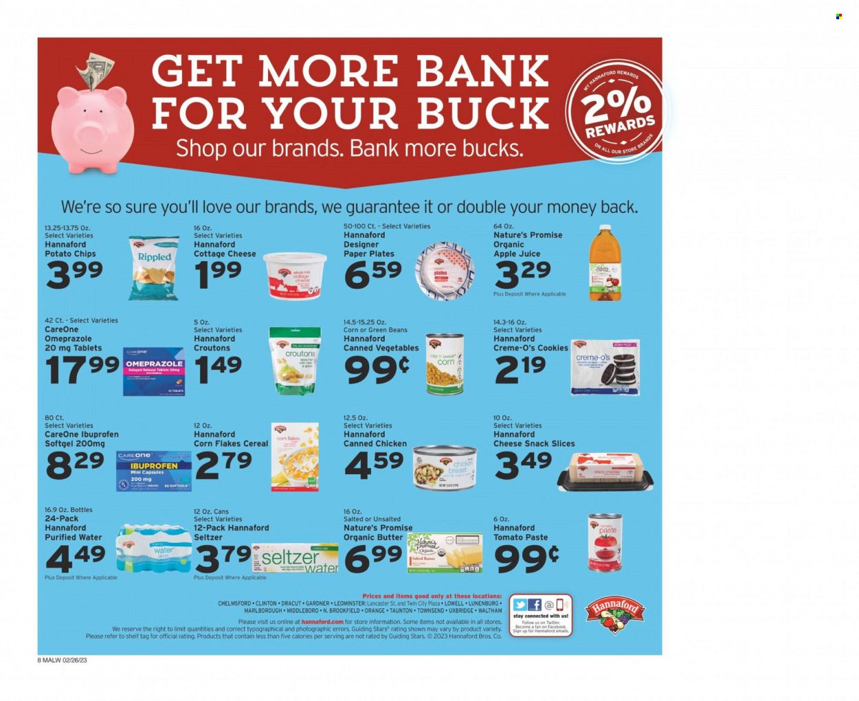 Hannaford (MA) Weekly Ad Flyer Specials February 26 to March 4, 2023