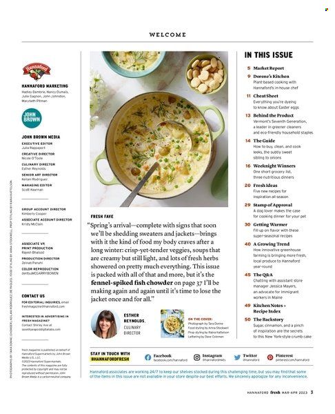Hannaford (MA, ME, NH, NY, VT) Weekly Ad Flyer Specials March 1 to April 30, 2023