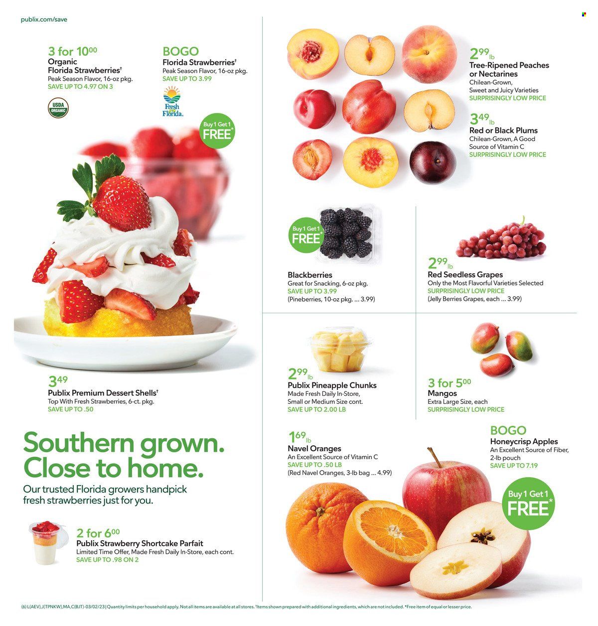 Publix (AL, FL, GA, NC, SC, TN) Weekly Ad Flyer Specials March 2 to March 8, 2023