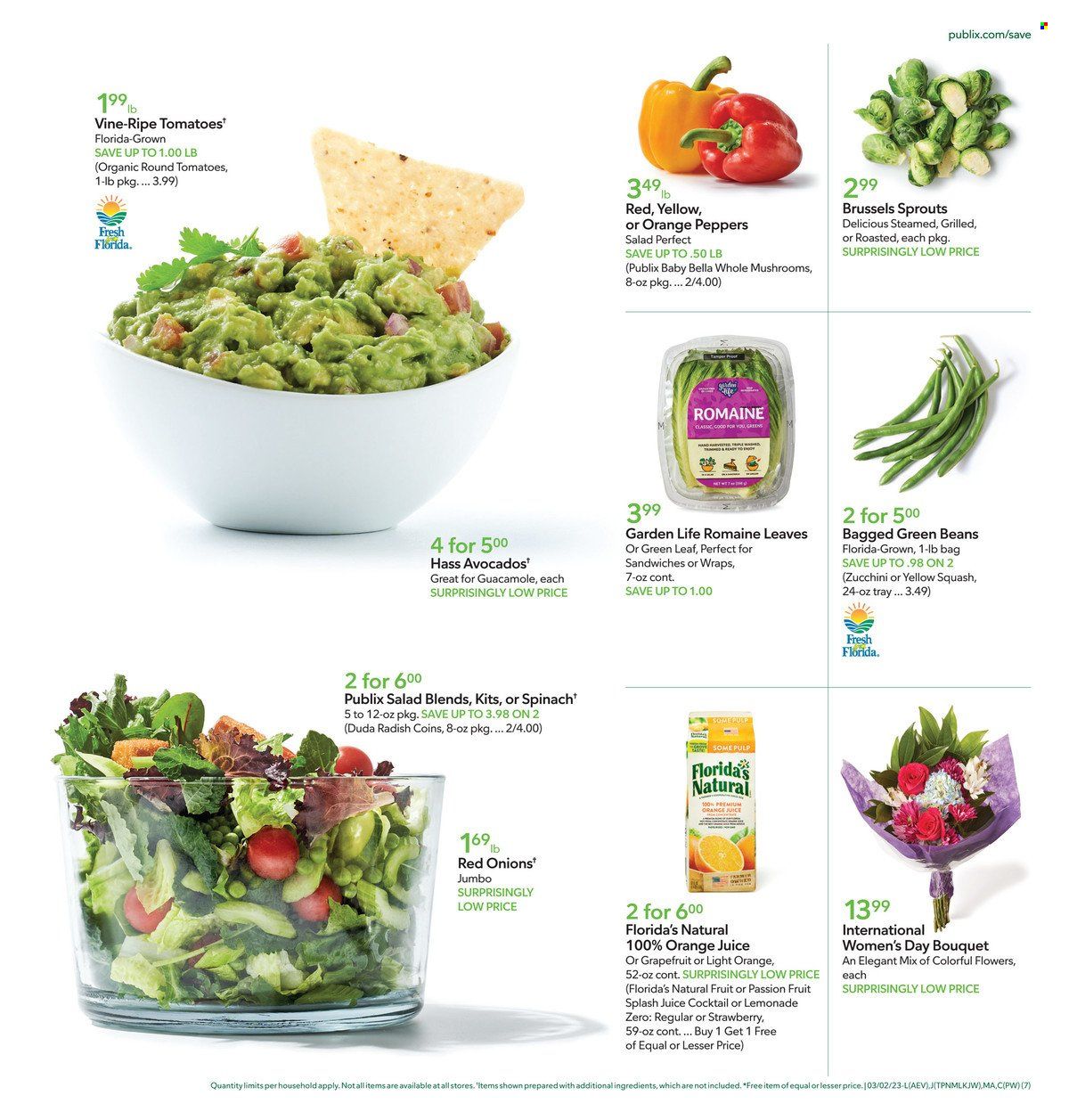 Publix (AL, FL, GA, NC, SC, TN) Weekly Ad Flyer Specials March 2 to March 8, 2023