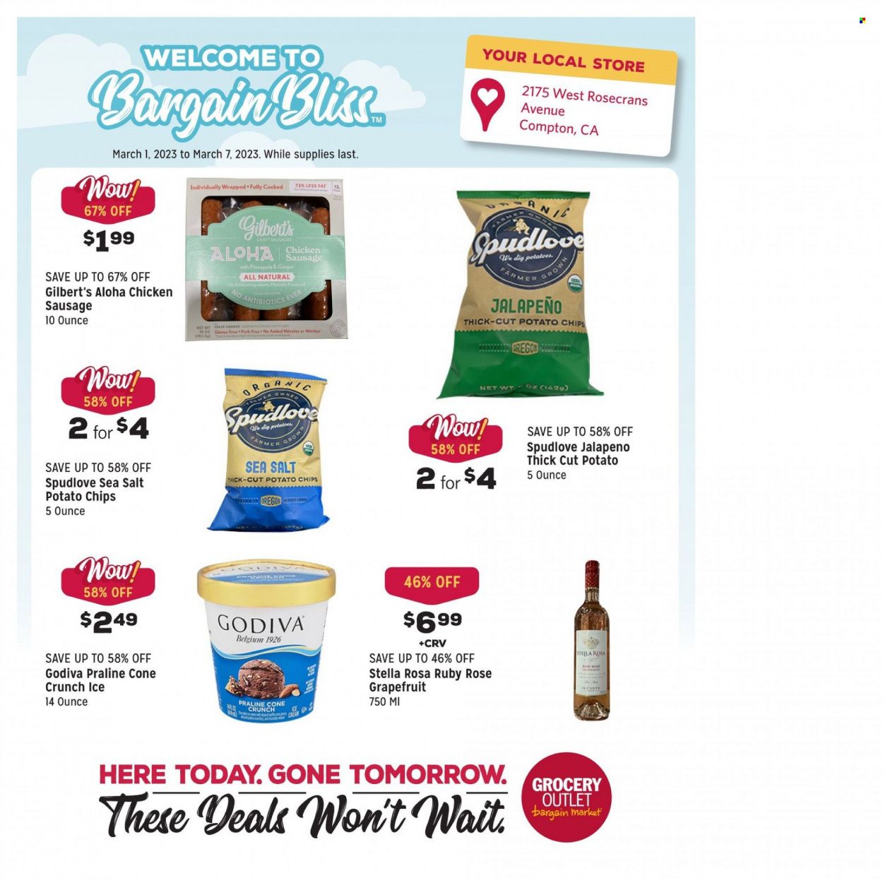 Grocery Outlet (CA, ID, OR, PA, WA) Weekly Ad Flyer Specials March 1 to March 7, 2023