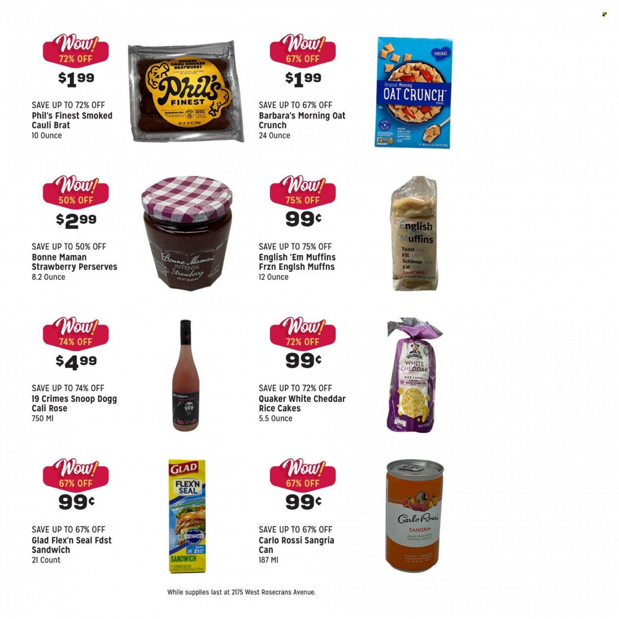 Grocery Outlet (CA, ID, OR, PA, WA) Weekly Ad Flyer Specials March 1 to March 7, 2023